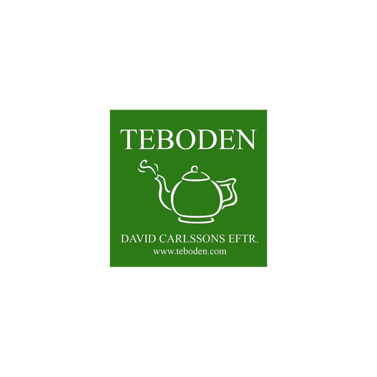 Teboden David Carlssons Eftr logotyp