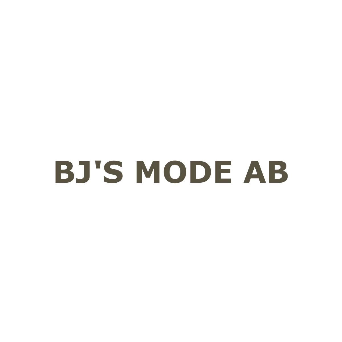 BJ´s mode logotyp